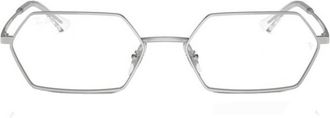 Ray-Ban YEVI Demo Hexagonal Unisex Eyeglasses RX6528 2501 56