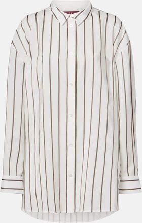 Gucci Striped silk-blend jacquard shirt