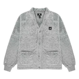 Converse Pile Fur Cardigan Grey 10024057-A04