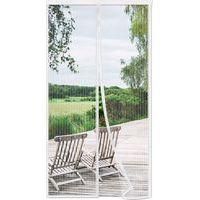 OEM Mosquitera Para Puertas Y Ventanas De 80x210 Cm, Blanca, Magn&eacute;tica, Transpirable, De Malla Ultrafina, Repelente De Mosquitos Para Sal&oacute;n, Cierre Autom&aacute;