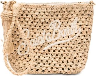 MC2 Saint Barth Cross Body Bags, female, Beige, Size: ONE SIZE Raffia Pouch