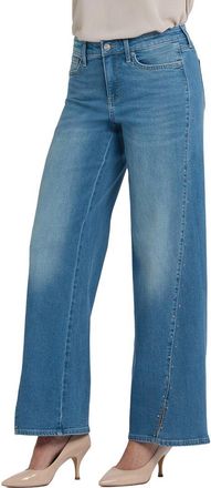 NYDJ Petite Teresa Avenue Blue Wide Leg Jean