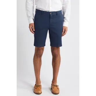 Scott Barber Stretch Cotton & Silk Shorts in Midnight at Nordstrom Rack, Size 40