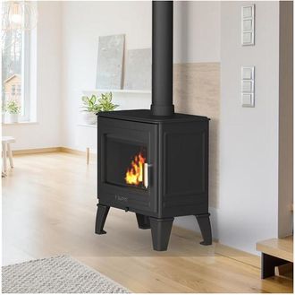 Supra Estufa De Le&ntilde;a Negra De 8,7kw. - Fr9016210b