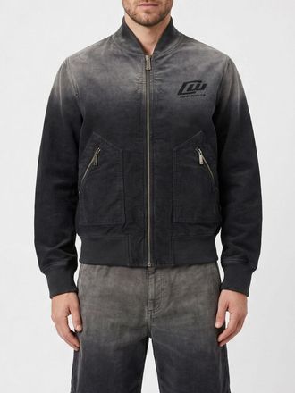 Off-white Bomber in cotone con logo Off-white