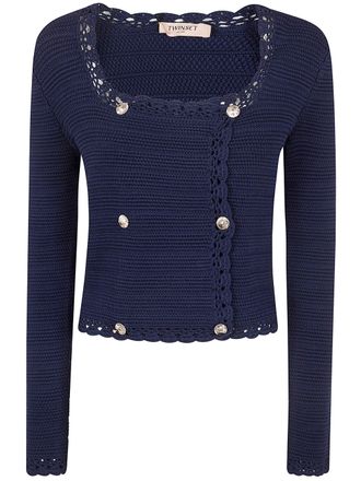 Twin-Set Knitted Cropped Jacket