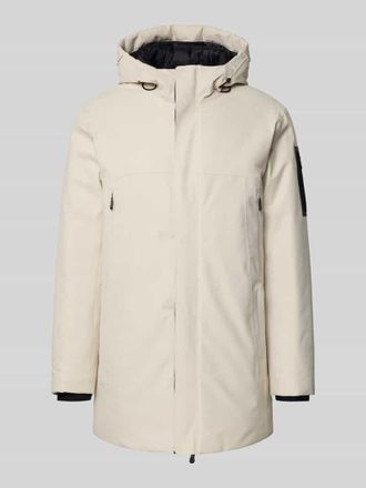 HUGO BOSS Regular Fit Parka aus wasserdichtem Material Modell HEXATECH in Offwhite, Gr&ouml;&szlig;e XXXL
