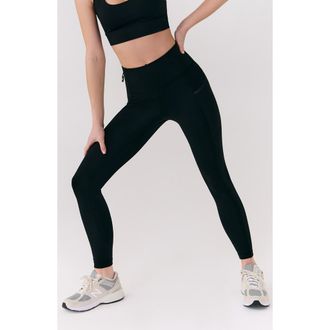 Lole Action 7/8 Length Ankle Leggings in Black at Nordstrom Rack, Size Xx-Large