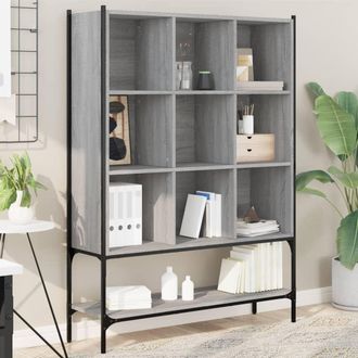 vidaXL Estanter&iacute;a Madera De Ingenier&iacute;a Gris Sonoma 102x30x141,5 Cm Vidaxl