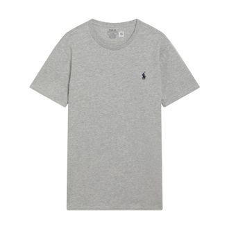 Polo Ralph Lauren T-Shirts, male, Gray, Size: XL Short Sleeve T-Shirt