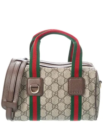 Gucci Mini GG Supreme Canvas & Leather Shoulder Bag