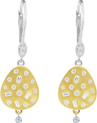 Meira T 14K 0.09 Ct. Tw. Diamond Dangle Earrings