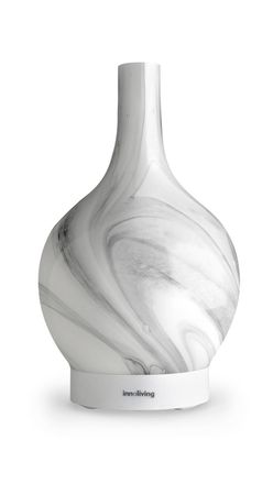 Innoliving Innoliving Inn-773w Difusor De Aroma Jarr&oacute;n Vidrio, Pl&aacute;stico Blanco
