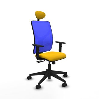 Piqueras y Crespo Silla De Oficina Con Cabecero Motilla Piqueras Y Crespo 1d066n1 Amarillo