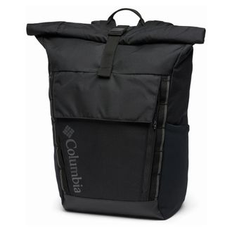 Columbia Rolltop Daypack met Laptopbescherming - unisex - Rugzakken - Zwart - ONE Size - Polyester - Tassen