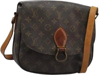 Louis Vuitton Pre-owned Cross Body Bags, female, Brown, Size: ONE SIZE Pre-owned Saint Cloud GM Shoulder Bag