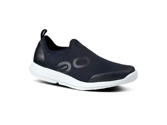 Oofos Womens OOmg Sport Shoe Womens Shoes White/Black : 6.5 M, Textile