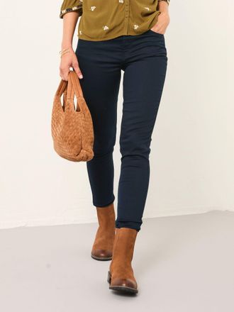 Fat Face FatFace Hayle Navy Five Pocket Trouser