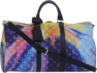 Louis Vuitton Pre-owned Canvas Weekendtas - Dames - Vintage Weekendtas - Veelkleurig - ONE Size - Vintage