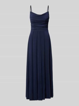 Troyden Collection Cocktailkleid mit Drapierungen in Dunkelblau, Gr&ouml;&szlig;e 40