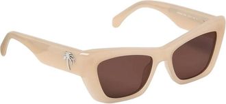 Palm Angels Donna, Accessori, Beige, Taglia unica, new