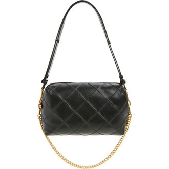 Tory Burch Large Fleming Leather Crossbody in Black at Nordstrom