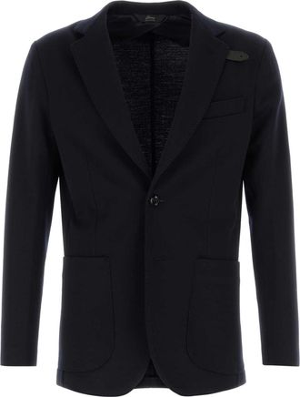 Brioni Midnight Blue Wool Blend Blazer