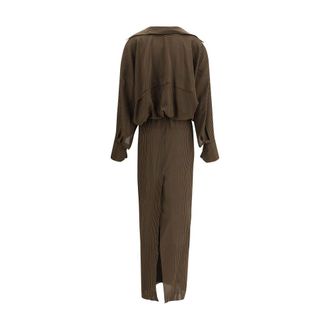Petar Petrov Womens Multicolor Silk Casual Dress