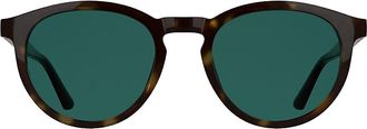 Calvin Klein Mens Round Sunglasses - Brown