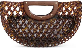 Dolce Vita Solandra Jelly Clutch in Tortoise at Nordstrom