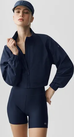 Alo | Clubhouse Jacket in Navy, Size: Medium