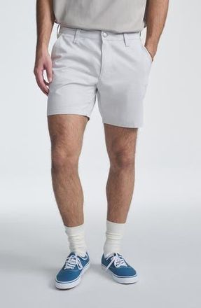 Mavi Nate City Smart Flat Front Stretch Twill Shorts in Stone City Smart at Nordstrom Rack, Size 31