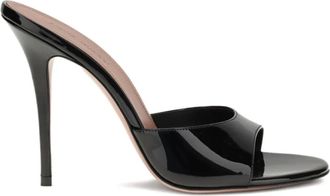 Amina Muaddi 105 mm Elodie sandalen - Zwart