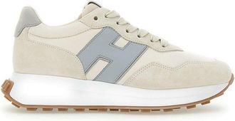 Hogan Logo Patch Panelled Sneakers