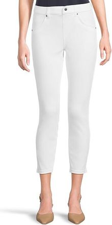 Hue Ultra Soft Denim Skimmer Womens Jeans White : SM (US Womens 4-6) 26.5, Cotton/Denim/Polyester