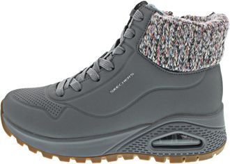Skechers Uno Rugged Knit CCL Grey Womens Hi Tops 167988