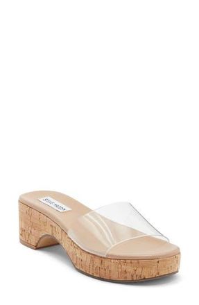 Steve Madden Corina Sandal in Clear at Nordstrom Rack, Size 8.5