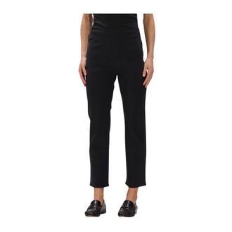 R&oacute;he Broeken, Dames, Zwart, L, Leer, Cigarette Scuba Broeken