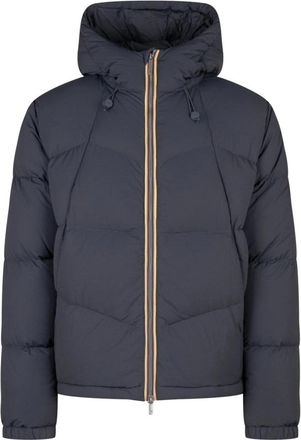 K-Way Quill Fancy Nylon Jacket - Heren - Winterjassen - Blauw - L - Nylon - Jassen