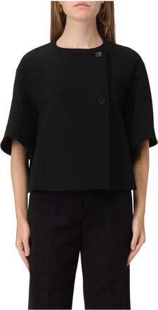 Liviana Conti Stijlvolle Jassen Collectie - Dames - Zomerjassen - Zwart - L - Jassen