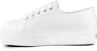 Superga Unisex Adult 2730 Nappa Leather Trainers (White) - Size UK 3