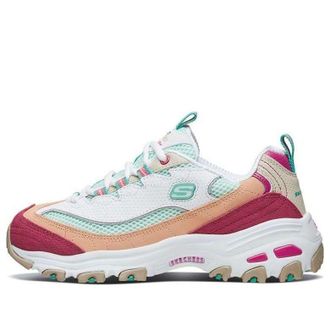 Skechers (WMNS) Skechers Dlites 2.0 Chance GS White/Green/Pink 13146-WMLT