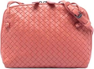 Bottega Veneta Pre-owned Cross Body Bags, female, Pink, Size: ONE SIZE Pre-owned Vintage Crossbody Bag