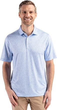 Cutter & Buck Pike Eco Flora Print Recycled Mens Polo