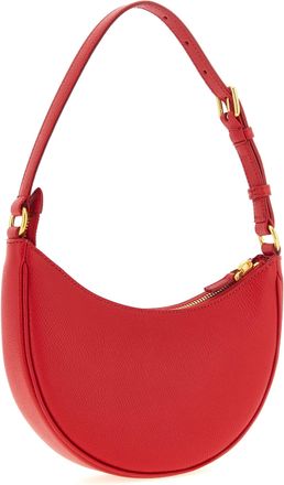 Valentino Garavani VLogo Calfskin Shoulder Bag - Red