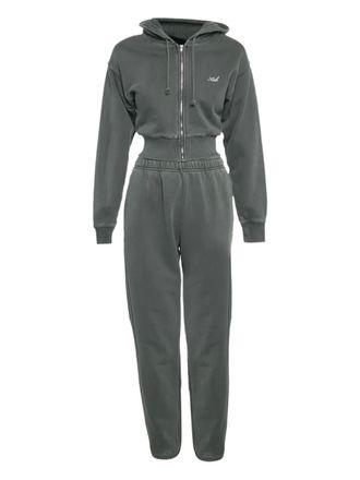 Kith full-zip hooded tracksuit - Green