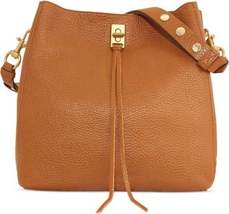 Rebecca Minkoff Darren Leather Shoulder Bag in Caramello at Nordstrom