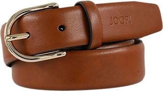 Joop Lederg&uuml;rtel JOOP, Damen, Gr. 100, cognac, gold, Rindsleder, G&uuml;rtel Lederg&uuml;rtel, abgerundete Dornschliesse, Breite 3 cm