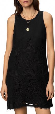 Sanctuary Embroidered Blooms Dress In Black