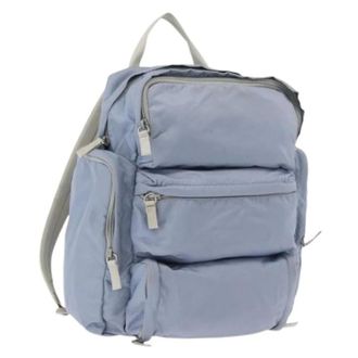 Prada Pre-owned Backpacks, female, Blue, Size: ONE SIZE Pre-owned Vintage Backpack